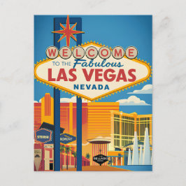 Välkommen till Las Vegas Nevada Vykort