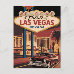 Välkommen till Las Vegas Nevada Vykort