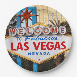 Välkommen till Las Vegas Papper & Party Tallrikar