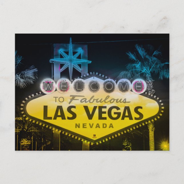 Välkommen till LAS VEGAS-resa Vykort (Framsida)