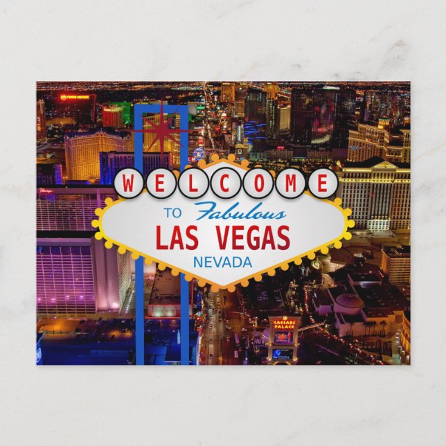 Välkommen till LAS VEGAS-resan Vykort (Framsida)