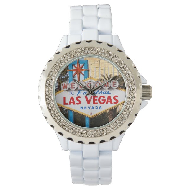 Välkommen till Las Vegas Rhinestone eWatch Armbandsur (Framsida)