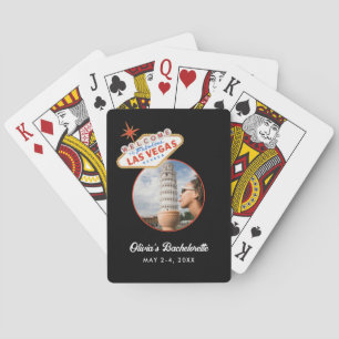 Välkommen till Las Vegas Sängkammarparty Present  Casinokort