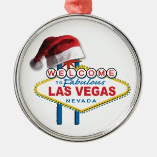 Välkommen till Las Vegas-signalen Julgransprydnad Metall