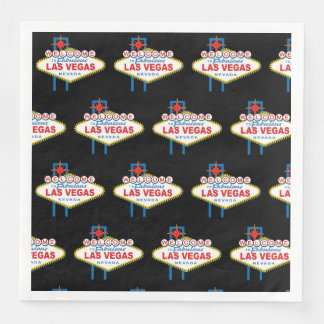 Välkommen till Las Vegas-signalen Pappersservett
