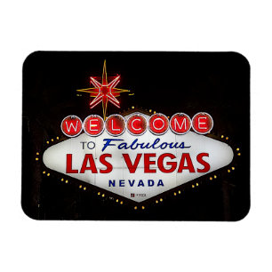 Välkommen till Las Vegas-signatur #2 Magnet