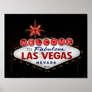 Välkommen till Las Vegas-signatur nr 2 Poster