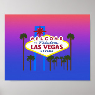 Välkommen till Las Vegas-signatur nr 3 Poster