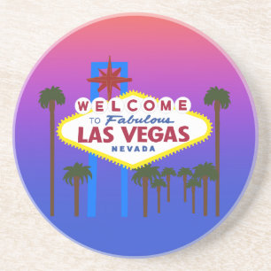 Välkommen till Las Vegas-signatur nr 3 Underlägg