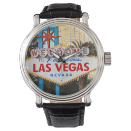 Välkommen till Las Vegas-signaturbevakning Armbandsur