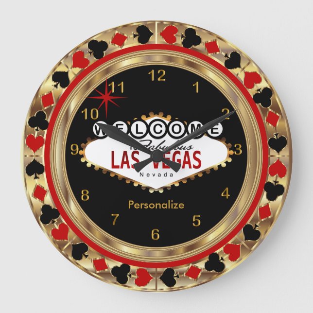 Välkommen till Las Vegas! Stor Klocka (Framsida)