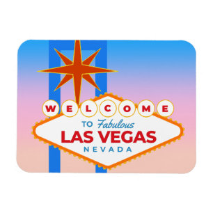 Välkommen till Las Vegas Sunset Magnet