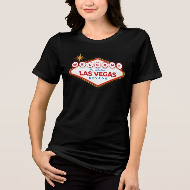 Välkommen till Las Vegas T Shirt (Framsida)