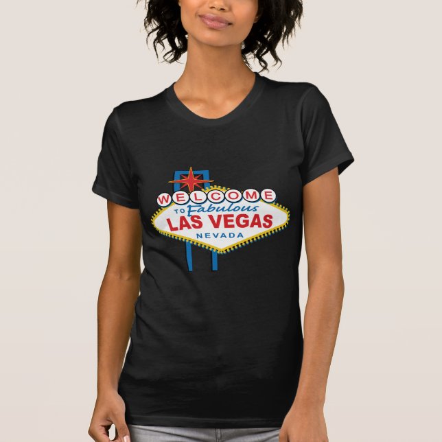 Välkommen till Las-Vegas Tröja (Framsida)