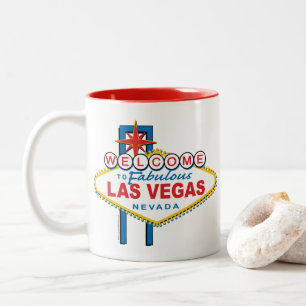 Välkommen-till-Las-Vegas Två-Tonad Mugg