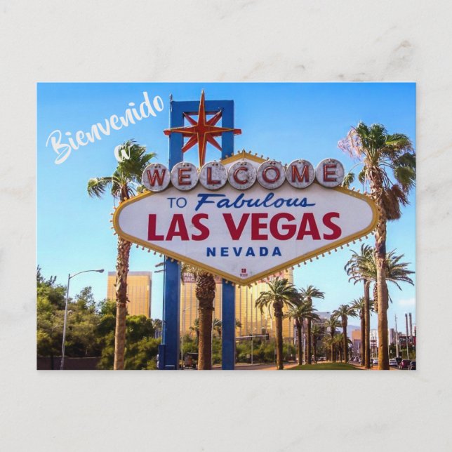Välkommen till Las Vegas USA vykort (Framsida)