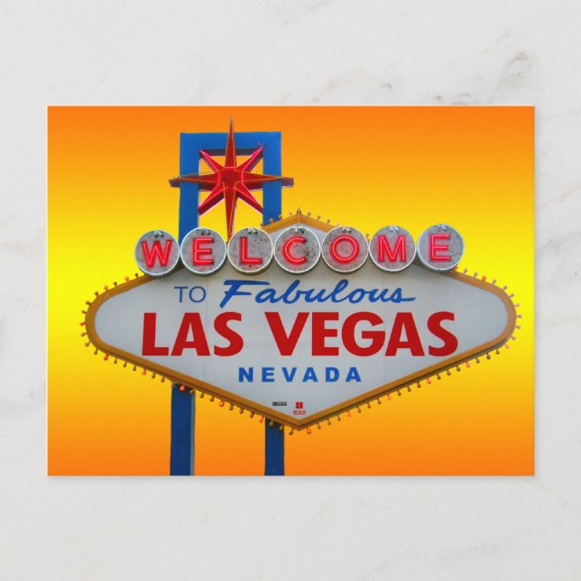 Välkommen till Las Vegas Vykort (Framsida)