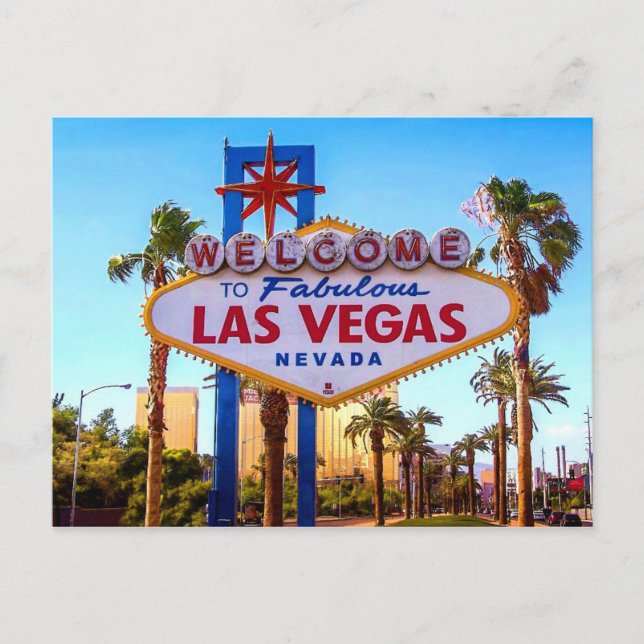 Välkommen till Las Vegas-vykort Vykort (Framsida)
