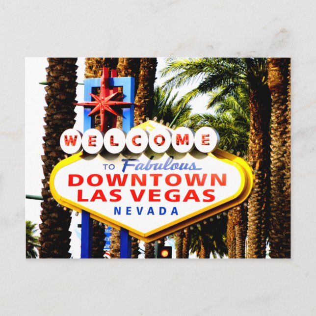 Välkommen till Las Vegas-vykort Vykort (Framsida)