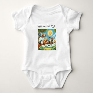 Välkommen till Life T-Shirt Baby Bodykostym