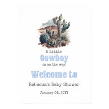 Välkommen till Little Cowboy Western Blue Boy Baby