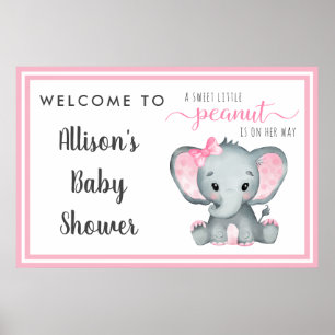 Välkommen till Little Peanut Elephant Flicka Showe Poster