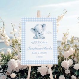 Välkommen till Little Peanut Elephant Pojke Shower