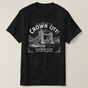 Välkommen till London City Storbritannien T Shirt
