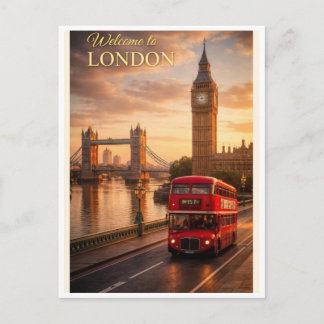 Välkommen till London. Vykort