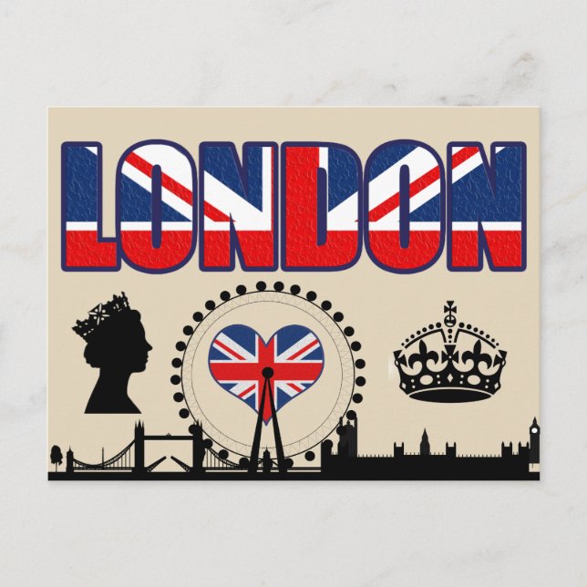 Välkommen till London Vykort (Framsida)
