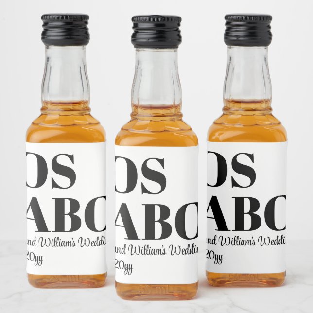 Välkommen till Los Cabos för anpassningsbarnas mål Spritflaskor Etikett (Flaskor)