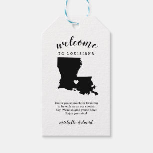 Välkommen till Louisiana   Kalligrafi Bröllop Presentetikett