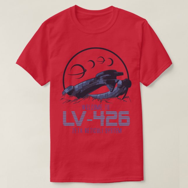 Välkommen till LV 426 Zeta Reticuli System T Shirt (Design framsida)