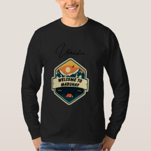 Välkommen till Mabuhay Uzbekistan filippinska T Shirt