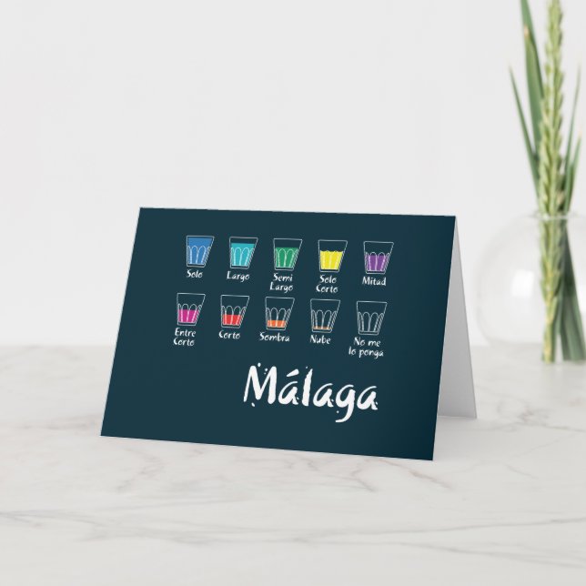 Välkommen till Malaga 1: El Café Inbjudan (Framsida)