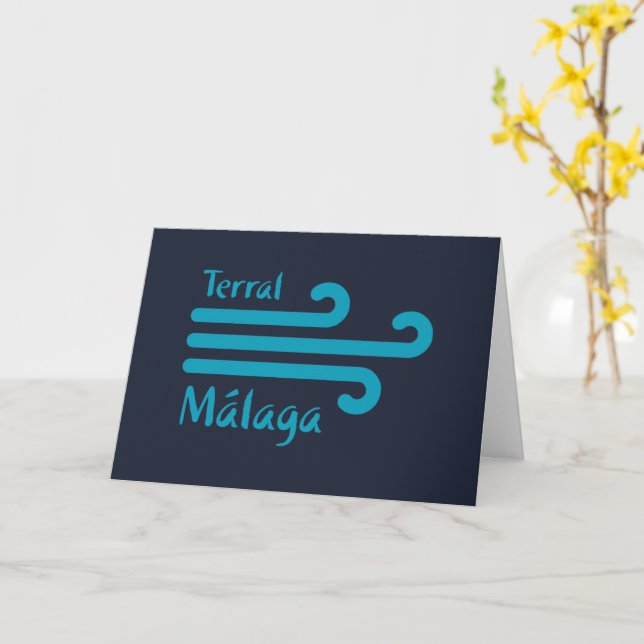 Välkommen till Malaga 4: Terral Kort (Gul blomma)