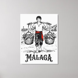 Välkommen till Malaga 5: El Cenachero Canvastryck