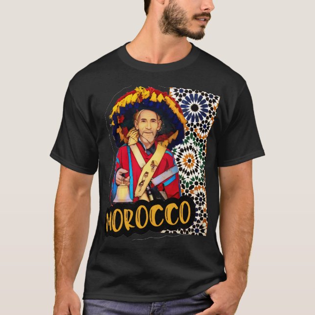 välkommen till Marocko T Shirt (Framsida)