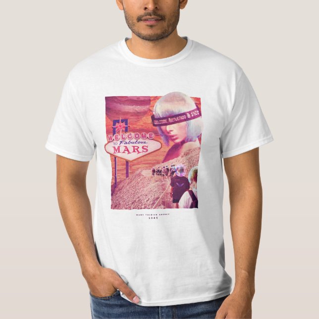 Välkommen till Mars T-Shirt (Framsida)