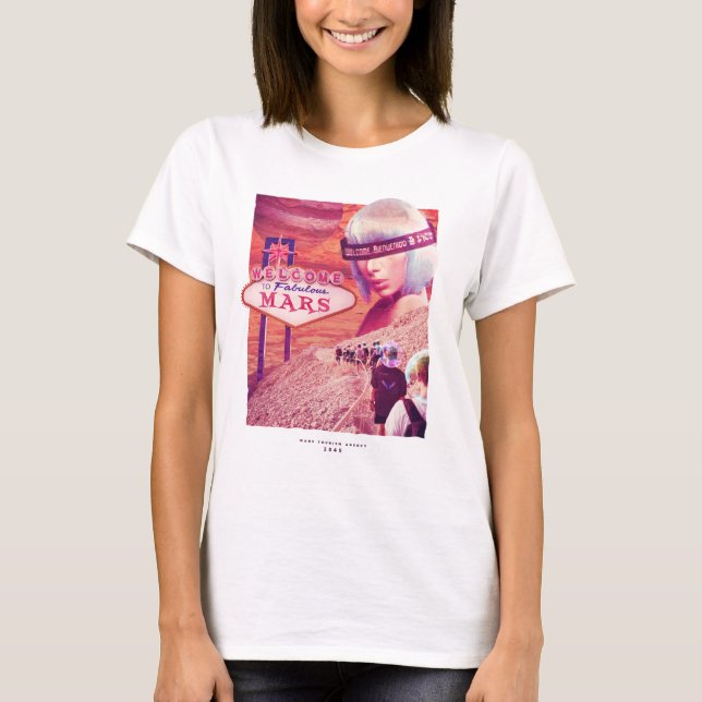 Välkommen till Mars T Shirt (Framsida)