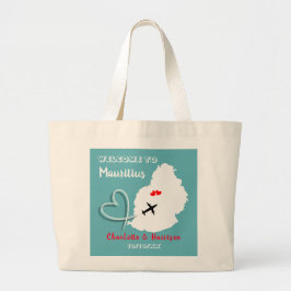 Välkommen till Mauritius destinationsbröllop Jumbo Tygkasse