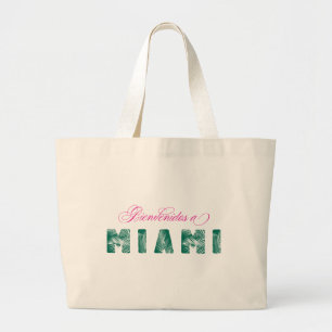 Välkommen till Miami/Bienvenidos a Miami - Tote Ba Jumbo Tygkasse