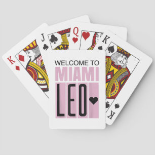 Välkommen till Miami Leo 10 - GOAT Casinokort
