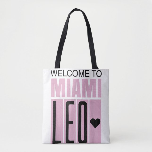Välkommen till Miami Leo 10 - GOAT Tygkasse (Framsida)