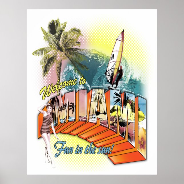 Välkommen till Miami Poster (Framsidan)