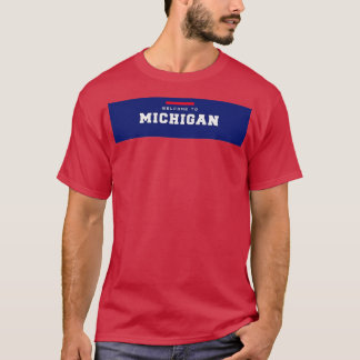 Välkommen till Michigan T Shirt
