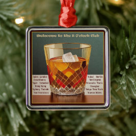 Välkommen till Mid Century-designen för Klubben kl Julgransprydnad Metall