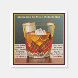 Välkommen till Mid Century-designen för Klubben kl Pappersservett