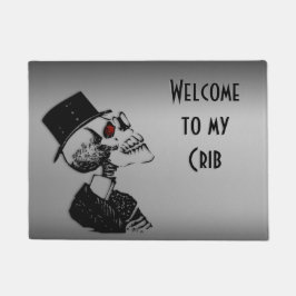 Välkommen till min Crib Skeleton Välkomstmatt