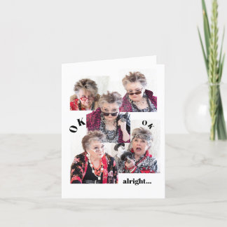 Välkommen till min galna världsfödelsedag kort